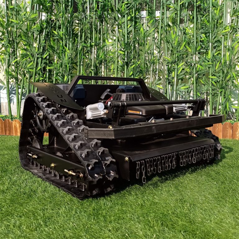 remote control caterpillar lawn cutter machine best China maker
