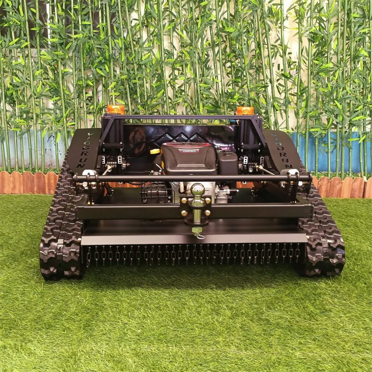 battery operated CE EPA strong power rubber track cordless lawn mower
