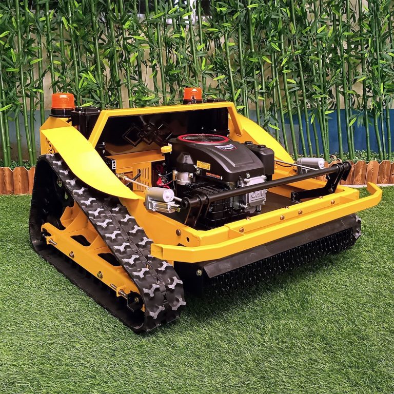 remote control mowing robot for thick bush